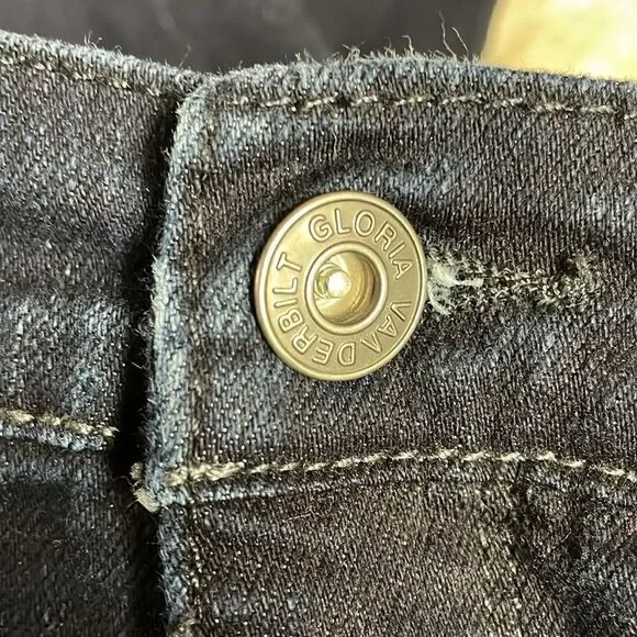 Gloria Vanderbilt Ladies Amanda Jeans, Size 10, Dark Blue - Picture 8 of 11